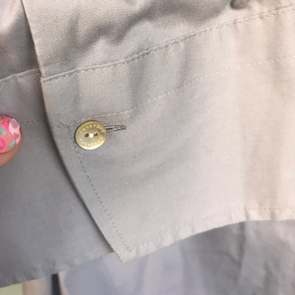 Women’s 1x gray button up top-Fox Croft - Picture 7 of 7